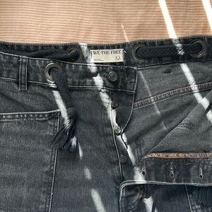 We The Free Moxie Pull-On Barrel Jeans Size 32